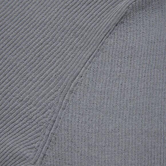 CHICJOC Premium Long-Staple Cotton Blouse Size 40 Grey - Picture 4 of 9